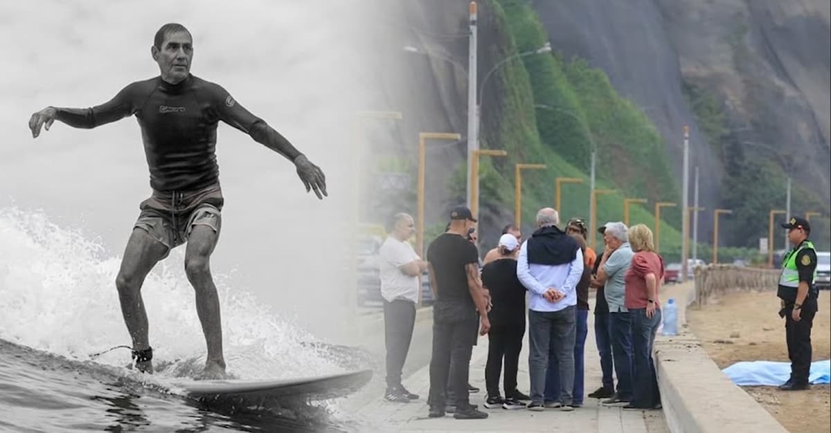 Un surfista de 69 años murió en Miraflores al surfear en Tres Picos