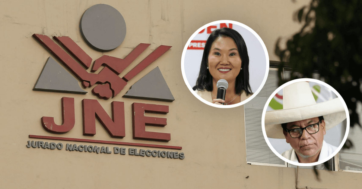 El JNE confirma a integrantes de equipos técnicos de Keiko Fujimori y Roberto Sánchez