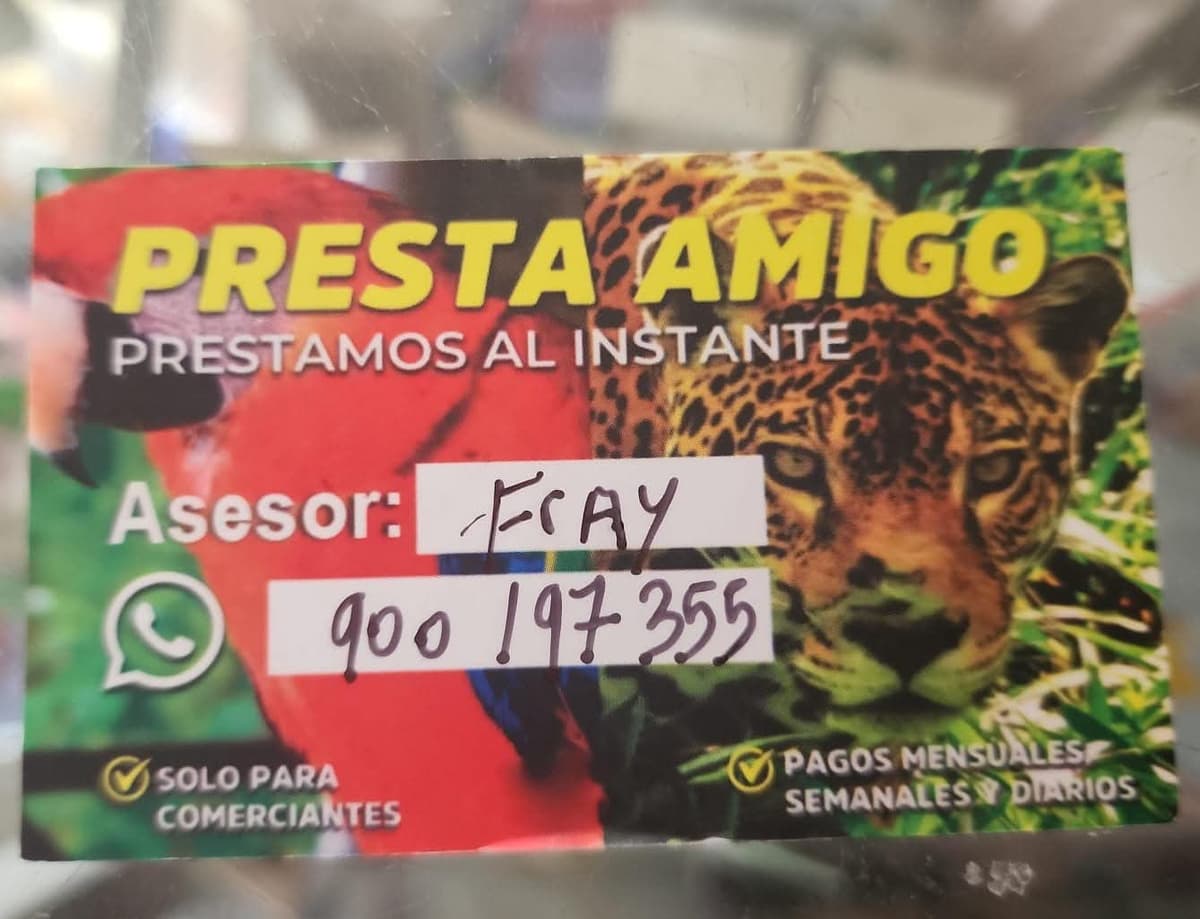 Alertan sobre presunta presencia de préstamos “gota a gota” en el valle del Monzón