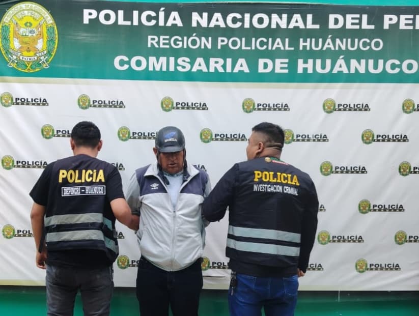 Director de colegio investigado por agravio de 9 alumnas fue capturado en Huánuco