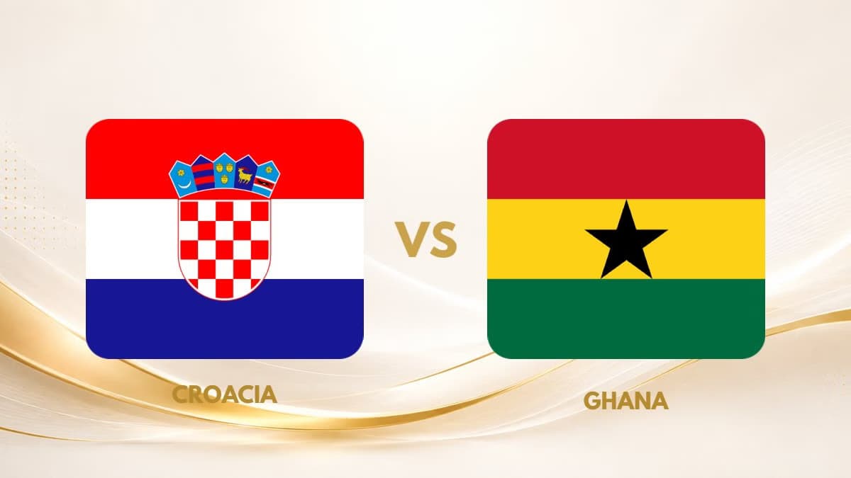 Croacia vs Ghana EN VIVO: horarios, canales y alineaciones para la fecha 3 del Mundial 2026