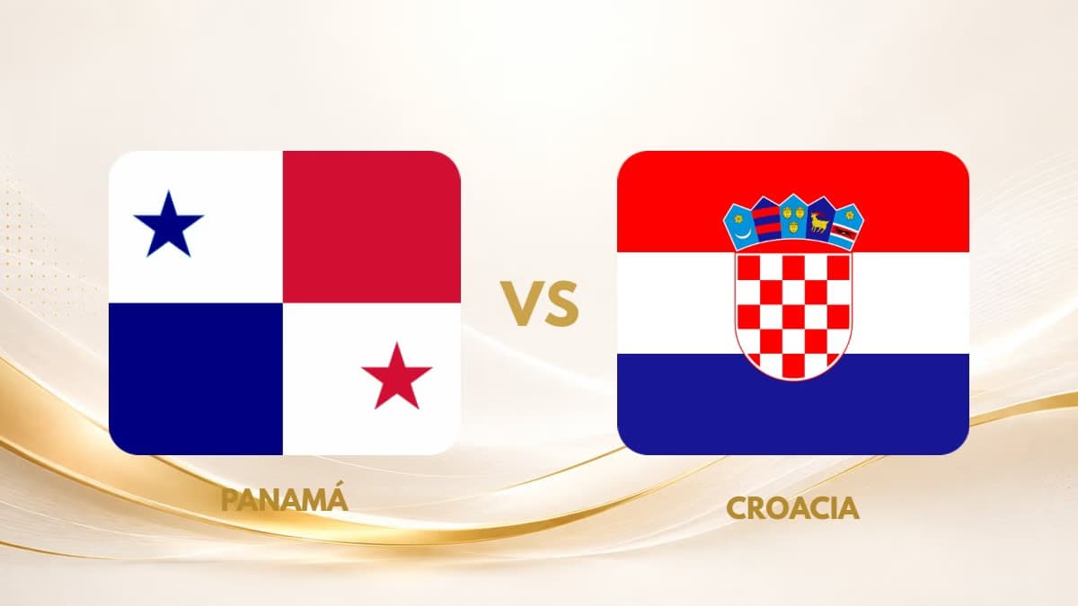 Panamá vs Croacia: horarios y dónde ver el partido por el Mundial 2026