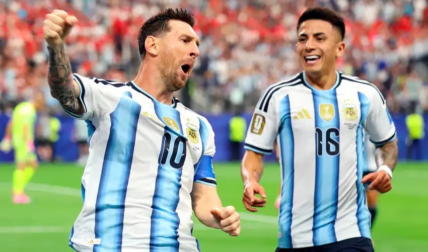 Messi guía a Argentina