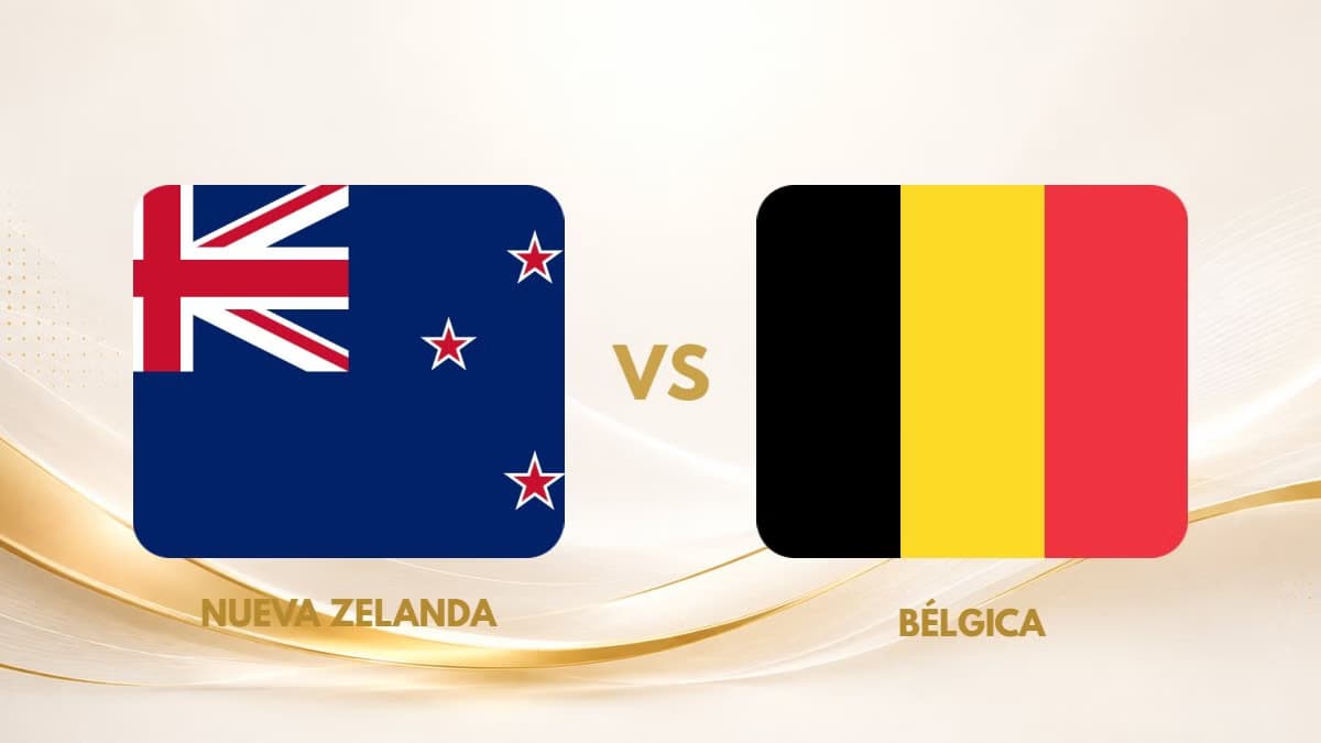 Nueva Zelanda y Bélgica definen su futuro en el Grupo G del Mundial 2026