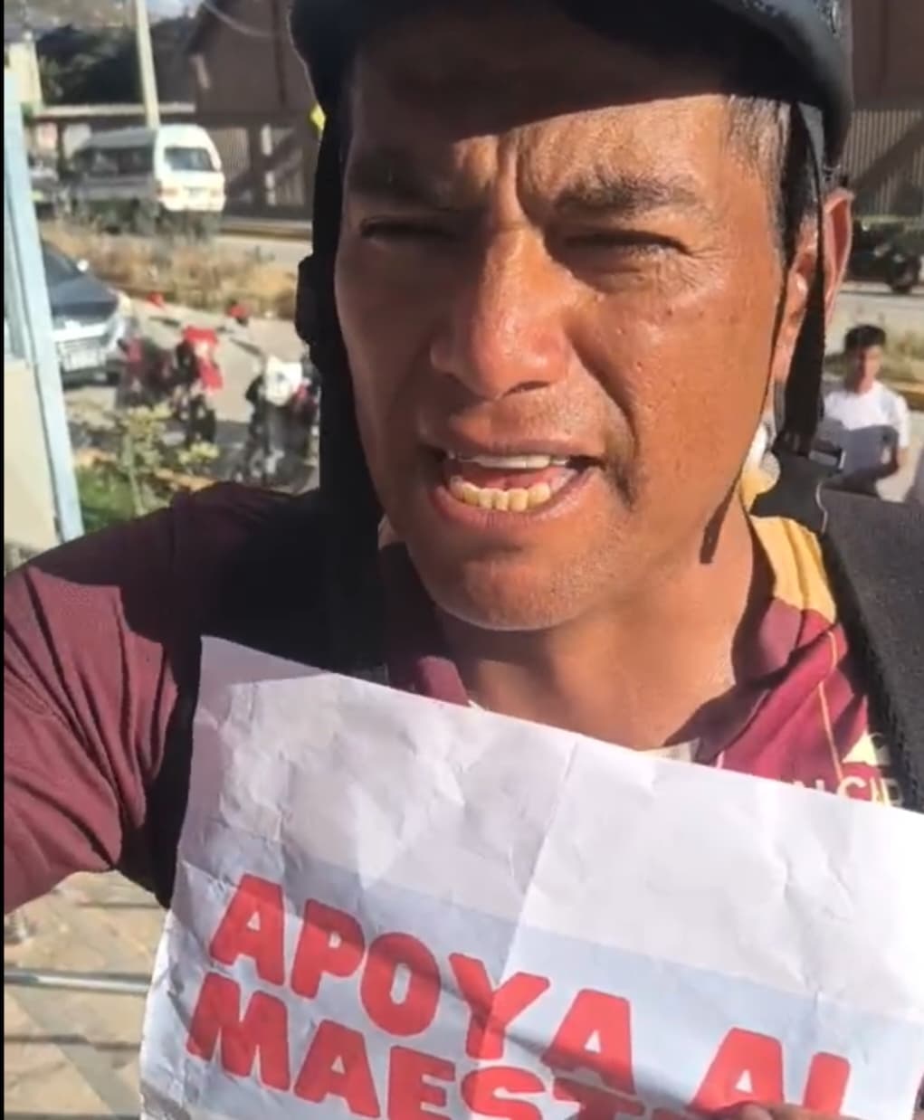 Protesta masiva exige proceso justo para docente Edward Arce Vega
