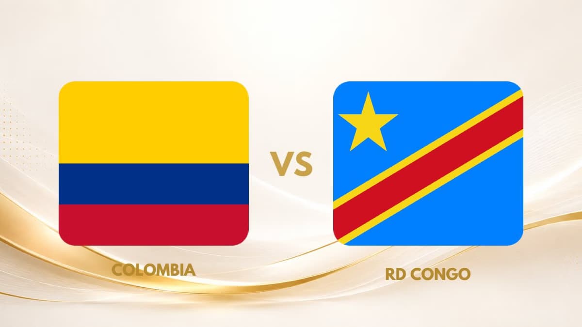Mundial 2026: Colombia busca sellar su pase ante RD Congo este martes en Guadalajara