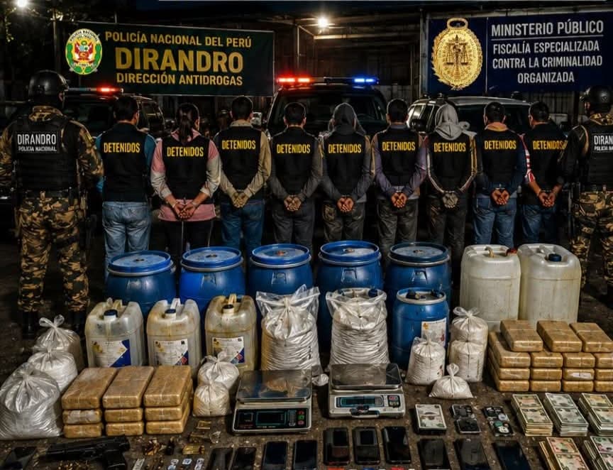 Huánuco en la mira del narcotráfico: cae presunta red que operaba desde la selva central