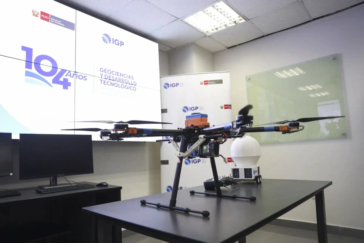 IGP desarrolla dron peruano y sensores GPS para monitoreo de volcanes e ionósfera