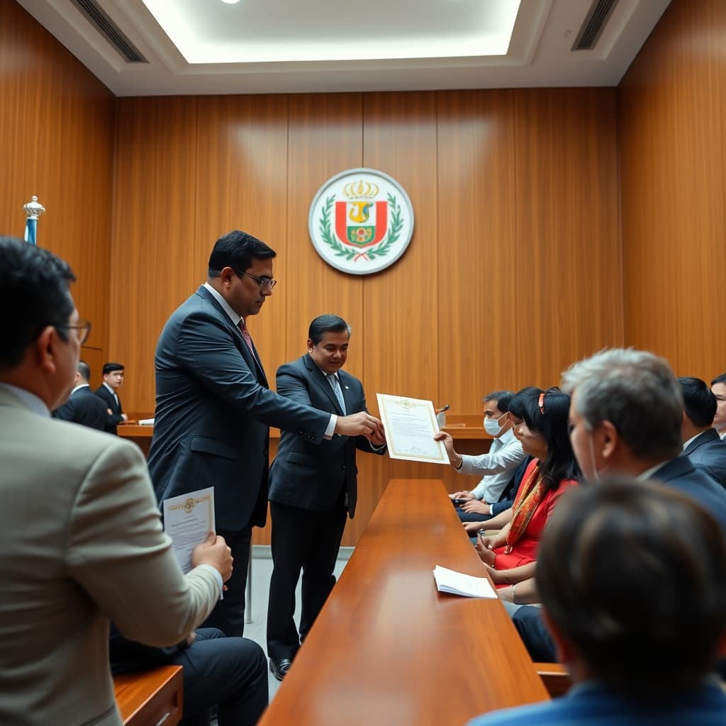 JNE entrega credenciales a senadores y parlamentarios andinos electos en 2026