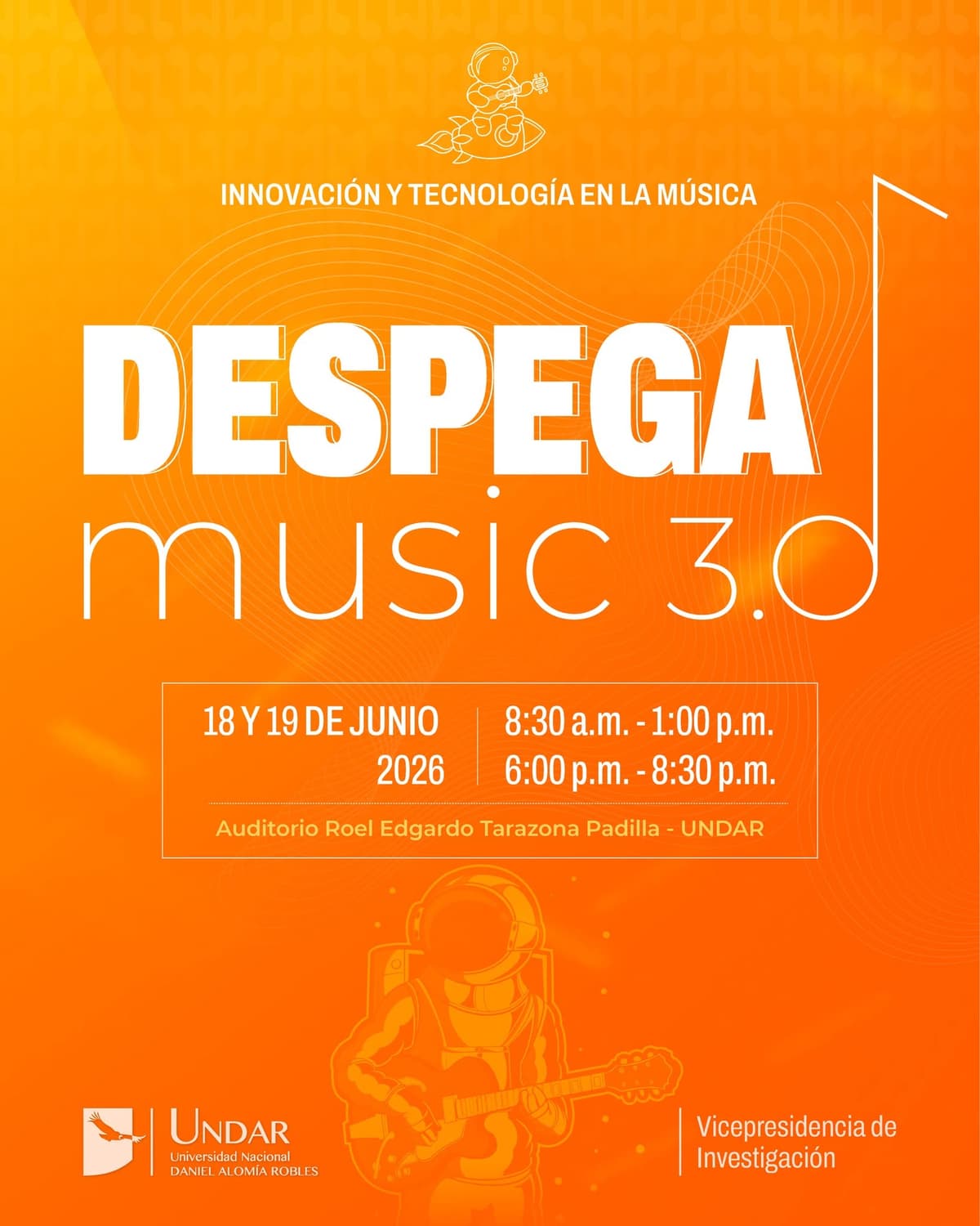 UNDAR abre el Despega Music 3.0 con tecnología, industria y conciertos gratuitos
