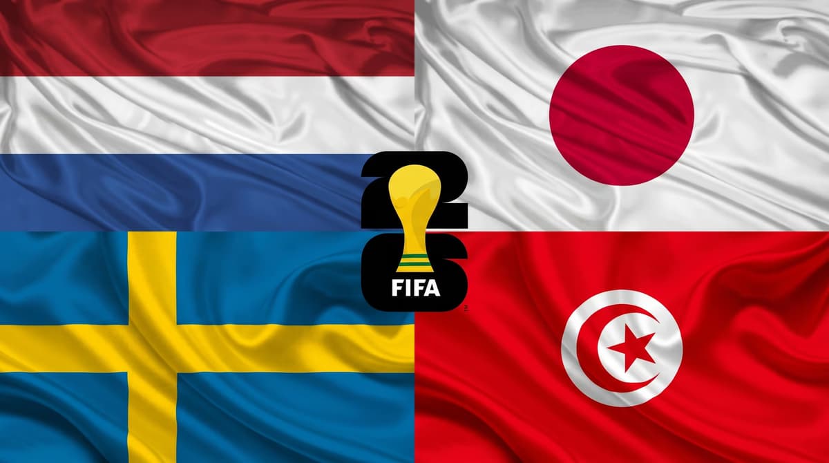 Mundial 2026: Países Bajos, Japón, Suecia y Túnez debutan en el Grupo F