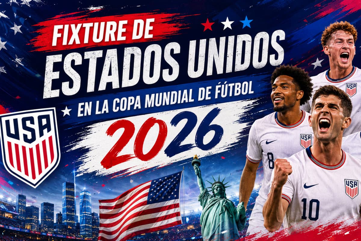 Mundial 2026: fixture de Estados Unidos, rivales, horarios y sedes en la fase de grupos