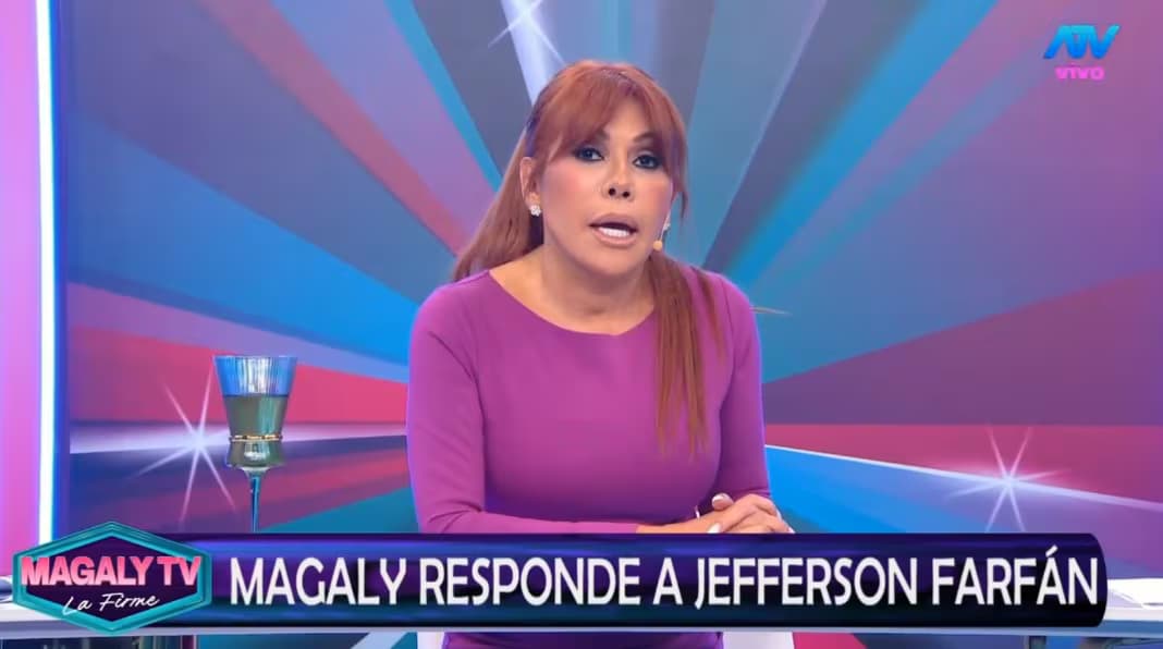 Magaly Medina reta a Jefferson Farfán a mostrar pruebas ante el Poder Judicial