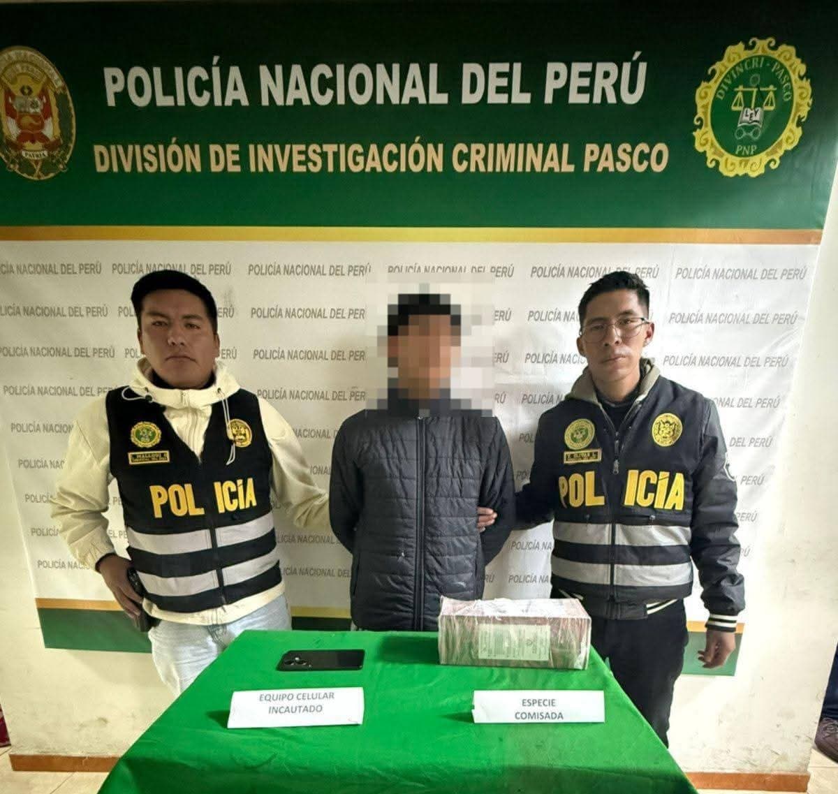 Intervienen a joven con presunta marihuana durante operativo en Yanacancha