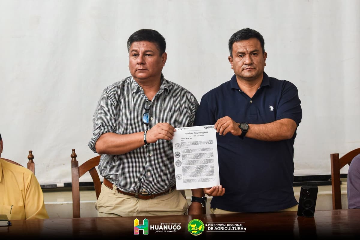 Nuevo director de Agricultura anuncia revisión urgente de proyectos productivos en Huánuco