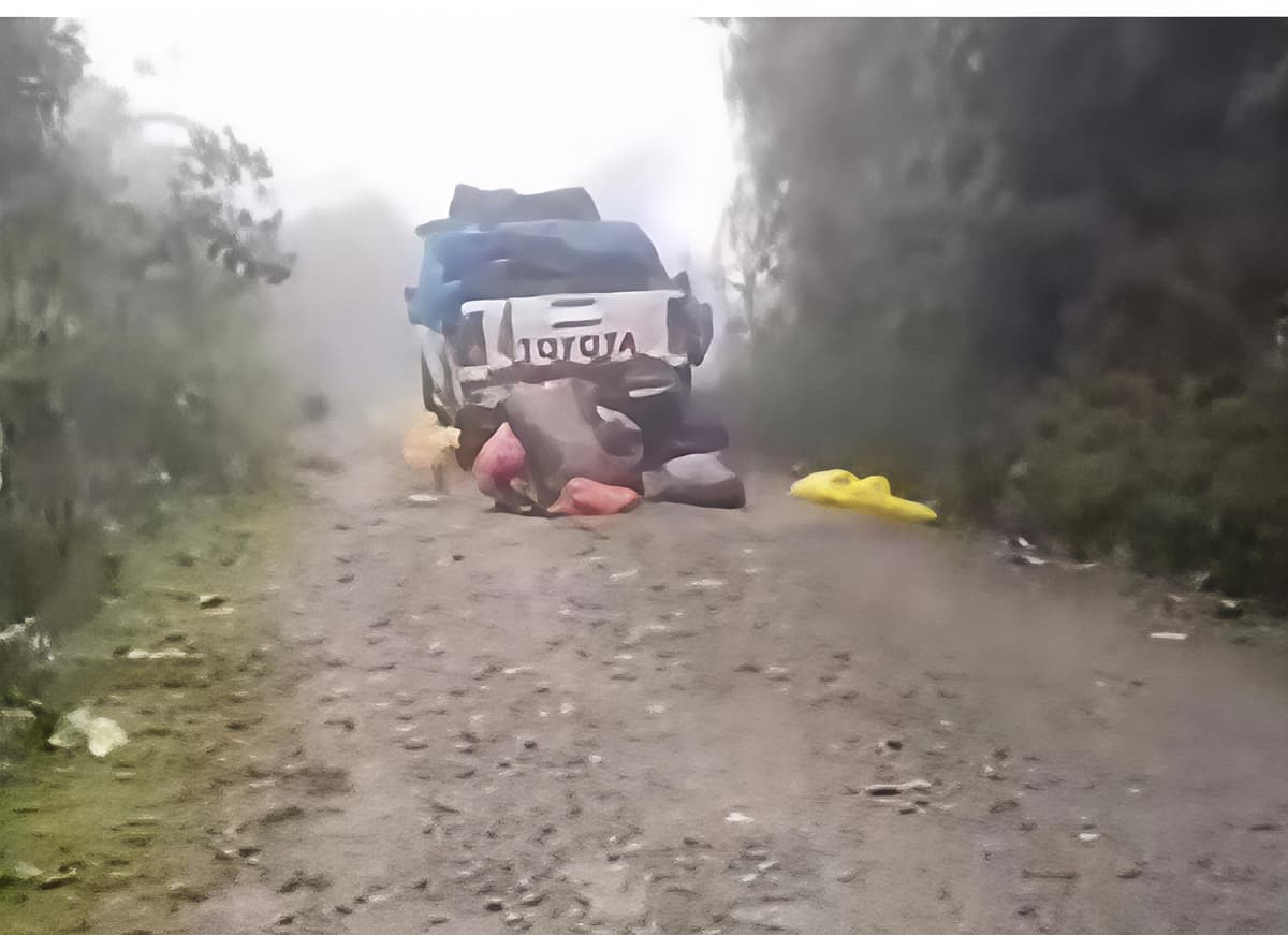Asaltan a choferes y pasajeros durante tres horas en la ruta Jircán–Monzón