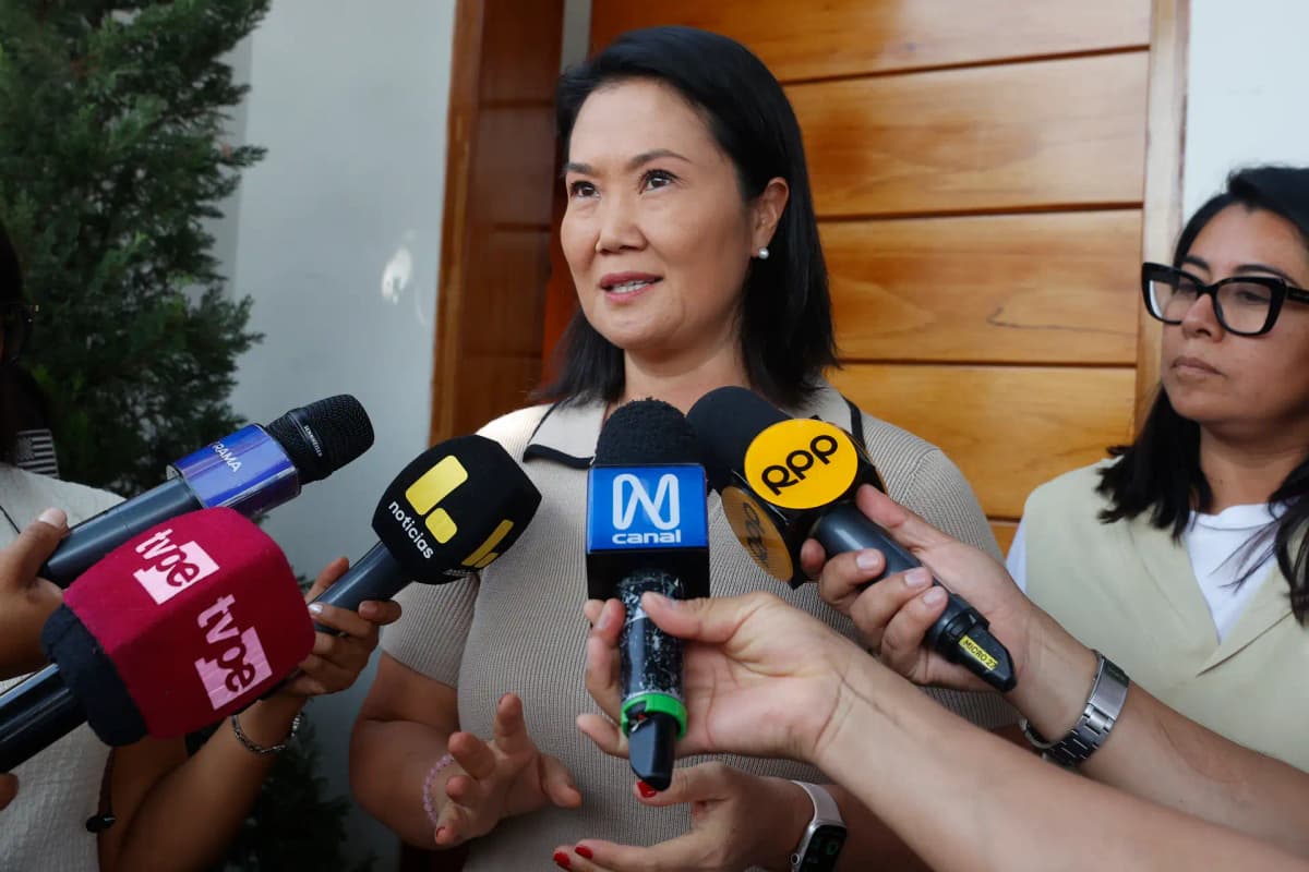 Keiko Fujimori afirma que los puentes de diálogo están abiertos con Roberto Sánchez