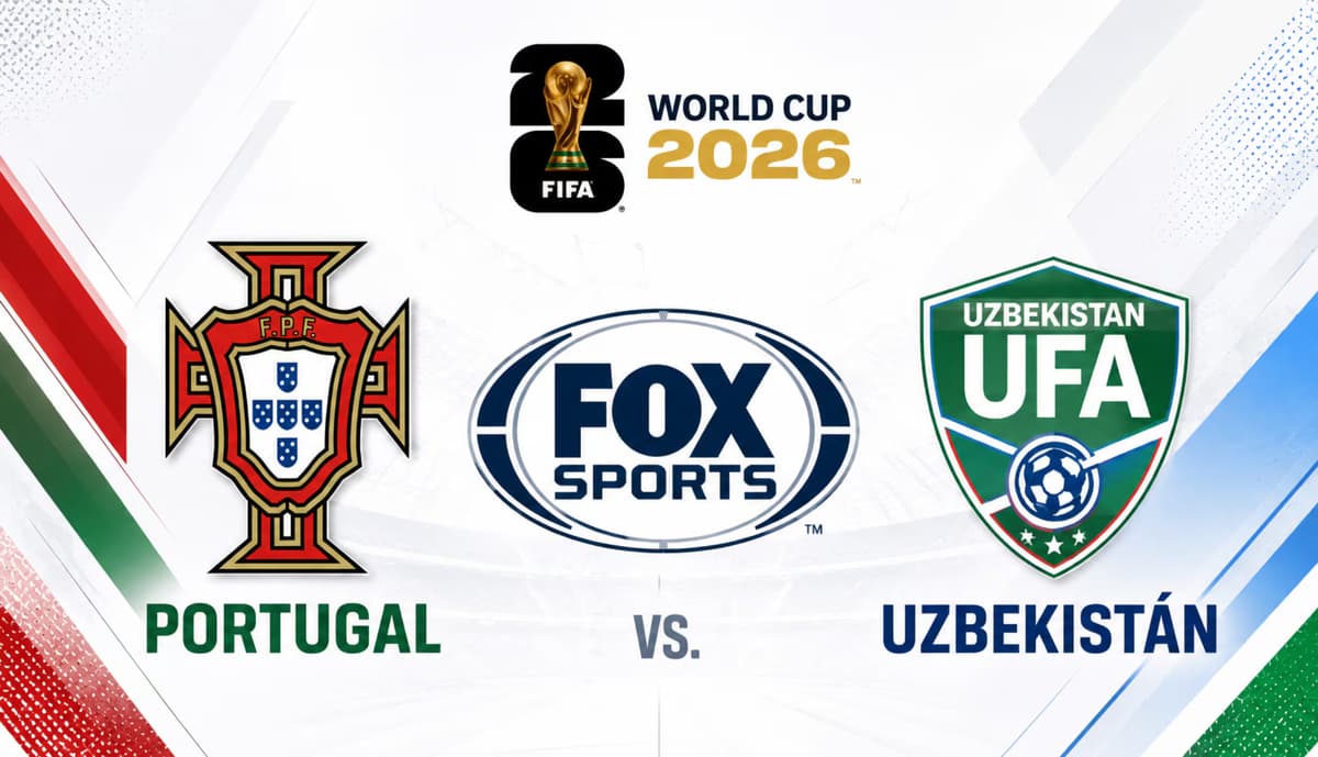 Portugal vs. Uzbekistán EN VIVO por Mundial 2026: horario y cómo ver el partido desde EE. UU.