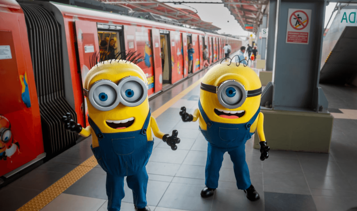 Los Minions invaden la Línea 1 del Metro de Lima