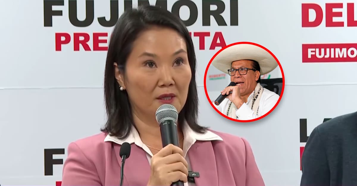 Keiko Fujimori admite comprender la posición de Roberto Sánchez