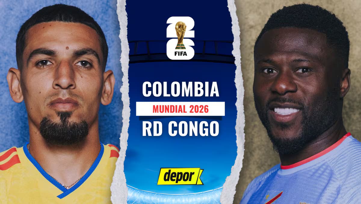 Colombia vs. RD Congo EN VIVO: horarios, canales y cómo ver el partido del Mundial 2026