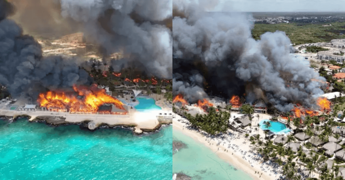 Incendio en un exclusivo resort de la República Dominicana deja una turista muerta y 1.700 evacuados