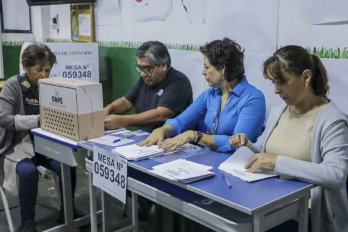 Miembros de mesa de segunda vuelta recibirán pago desde el 22 de junio