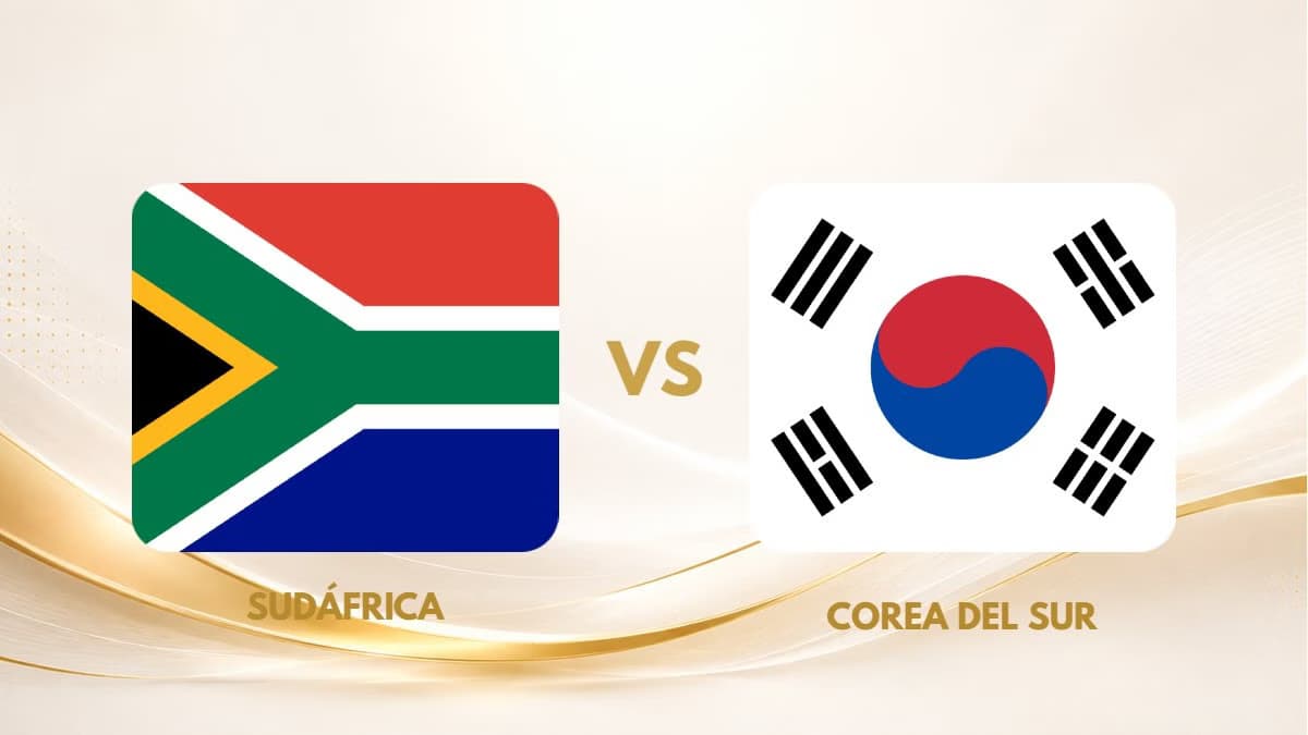 Sudáfrica vs Corea del Sur: el partido más importante de su historia en el Mundial 2026