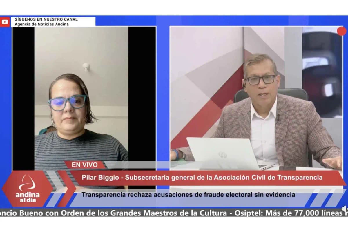 Transparencia pide a actores políticos respetar reglas democráticas tras cuestionamientos