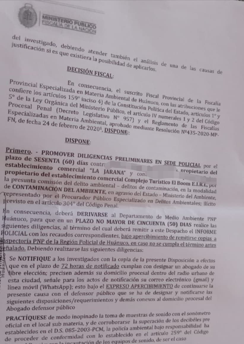 Fiscalía investiga a “La Jarana” y “El Boom” por presunta contaminación sonora