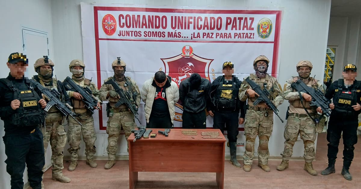 Detienen a miembros de una organización criminal en Los Cedros