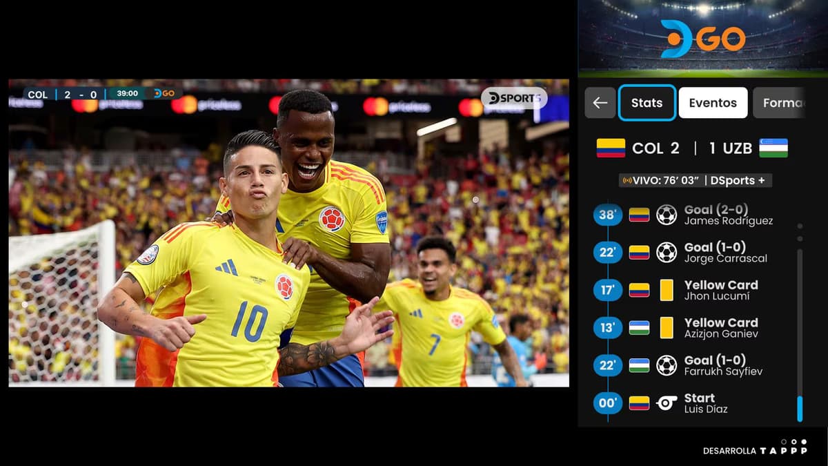 Sports Experience: panel de datos en vivo llega a plataformas de TV durante el Mundial 2026