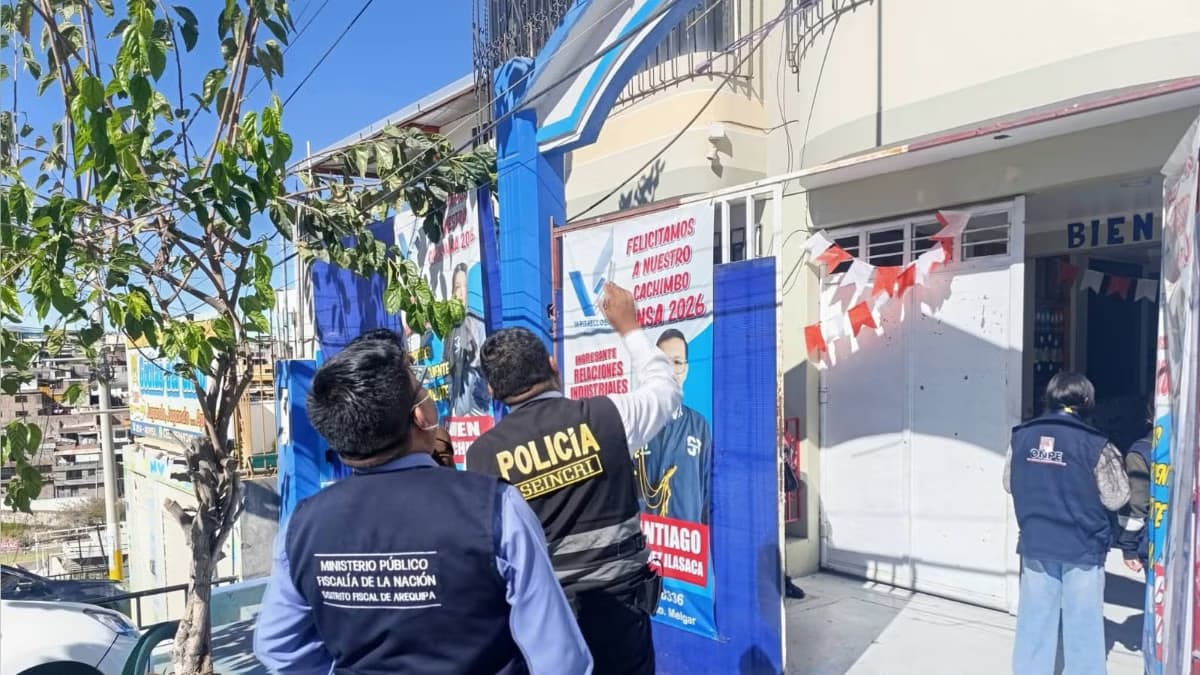 Fiscalía de Arequipa investiga cédulas marcadas, suplantación y sustracción de material