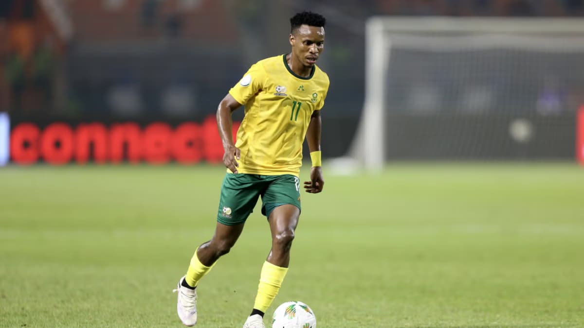 Sudáfrica pierde a Themba Zwane para los próximos partidos del Mundial 2026 por sanción de tres fechas