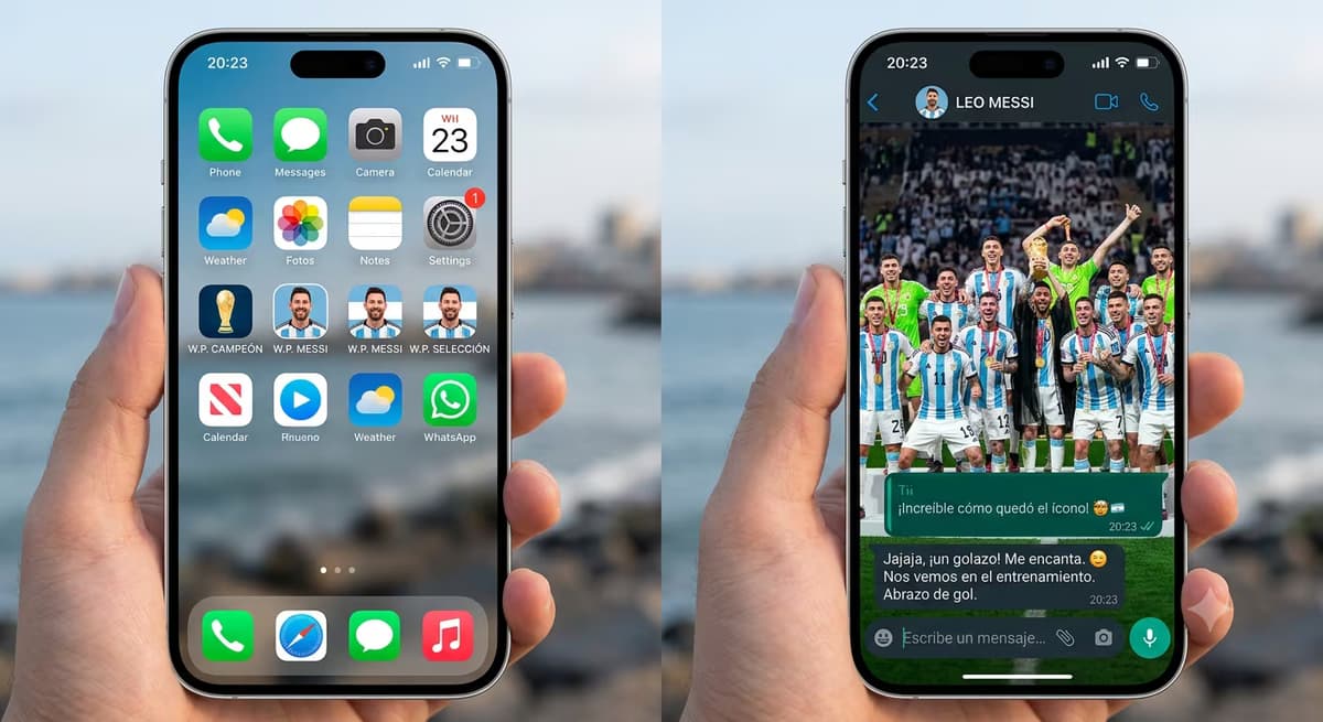 Activa el 'Modo Messi' en WhatsApp y personaliza tu celular al estilo del astro argentino