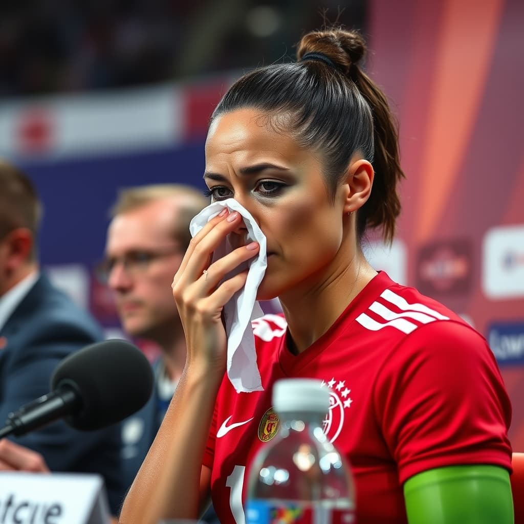 Aitana Bonmatí se emociona al conocer a joven futbolista de Chiapas durante el Mundial