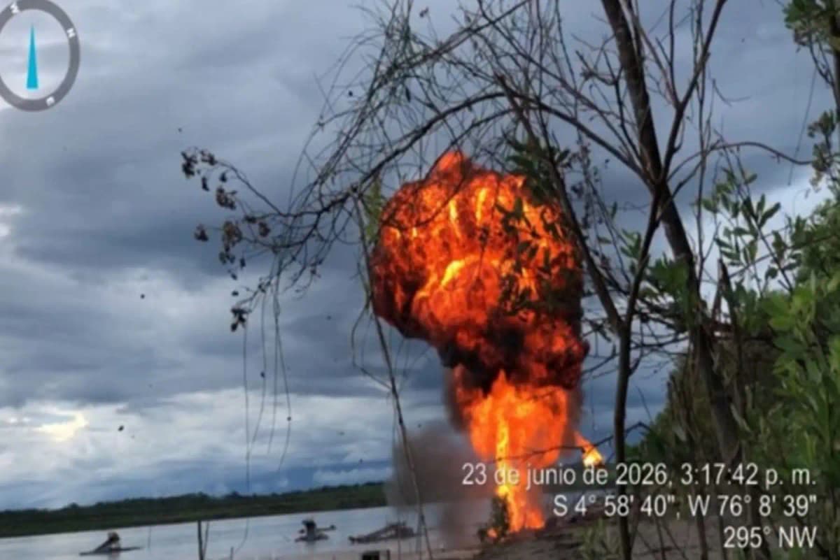 Loreto: destruyen 20 dragas de minería ilegal valorizadas en más de S/425 mil