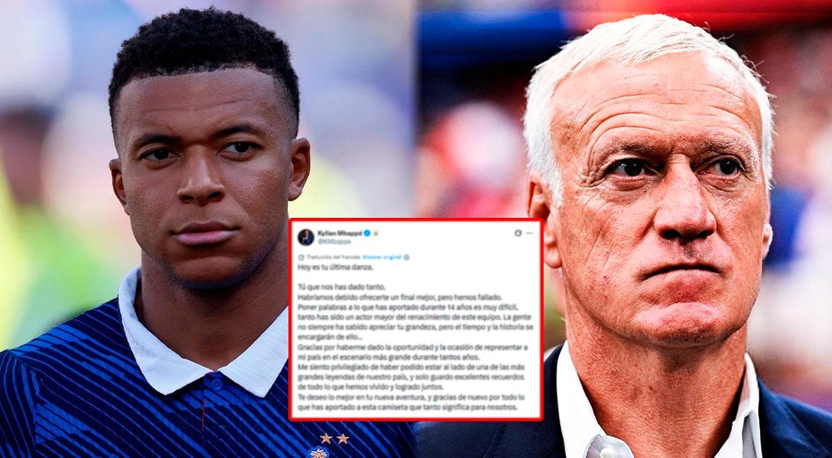 Mbappé se despide de Deschamps con emotivo mensaje antes del partido por el tercer puesto del Mundial 2026