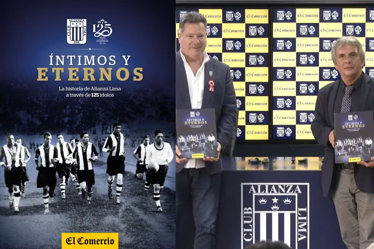 Alianza Lima y El Comercio presentan libro "Íntimos y Eternos" por sus 125 años