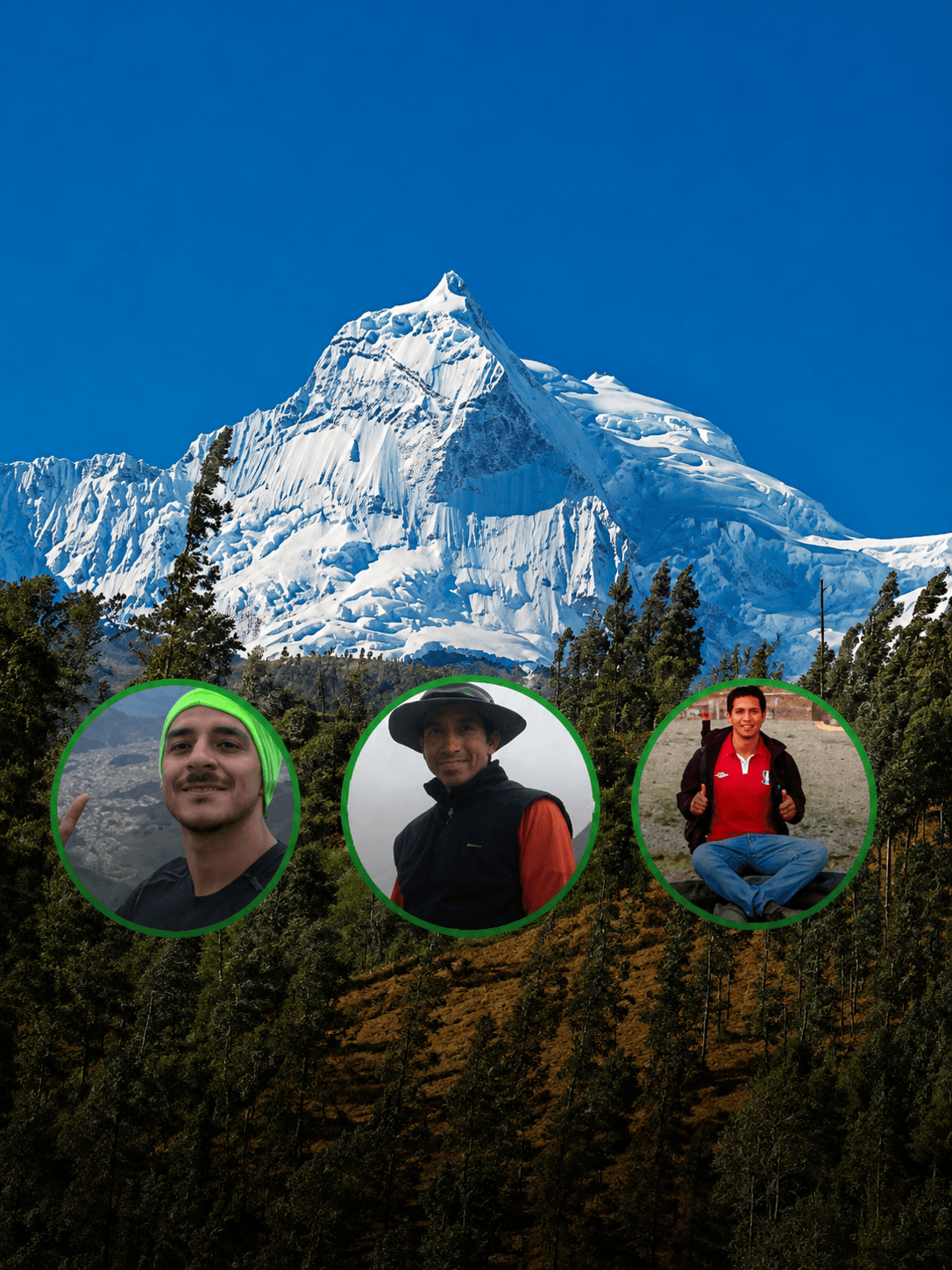 Intensa búsqueda de tres montañistas desaparecidos en el nevado Huascarán