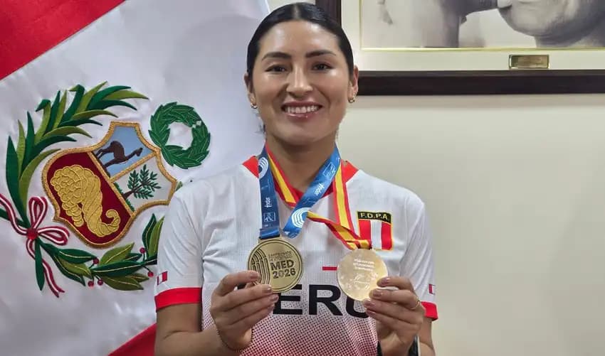 Evelyn Inga recibe homenaje tras su oro