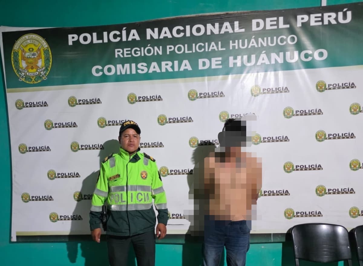 Lo sorprenden intentando llevarse prendas valorizadas en S/ 2 mil en Huánuco