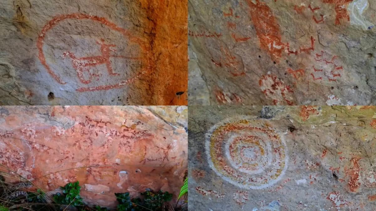 Cueva escondida de Puños revela pinturas rupestres intactas con escenas de pastoreo en Huamalíes