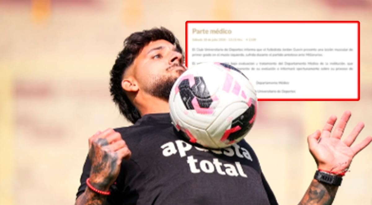 Universitario: Jordan Guivin sufre lesión muscular y será baja ante ADT por el Torneo Clausura