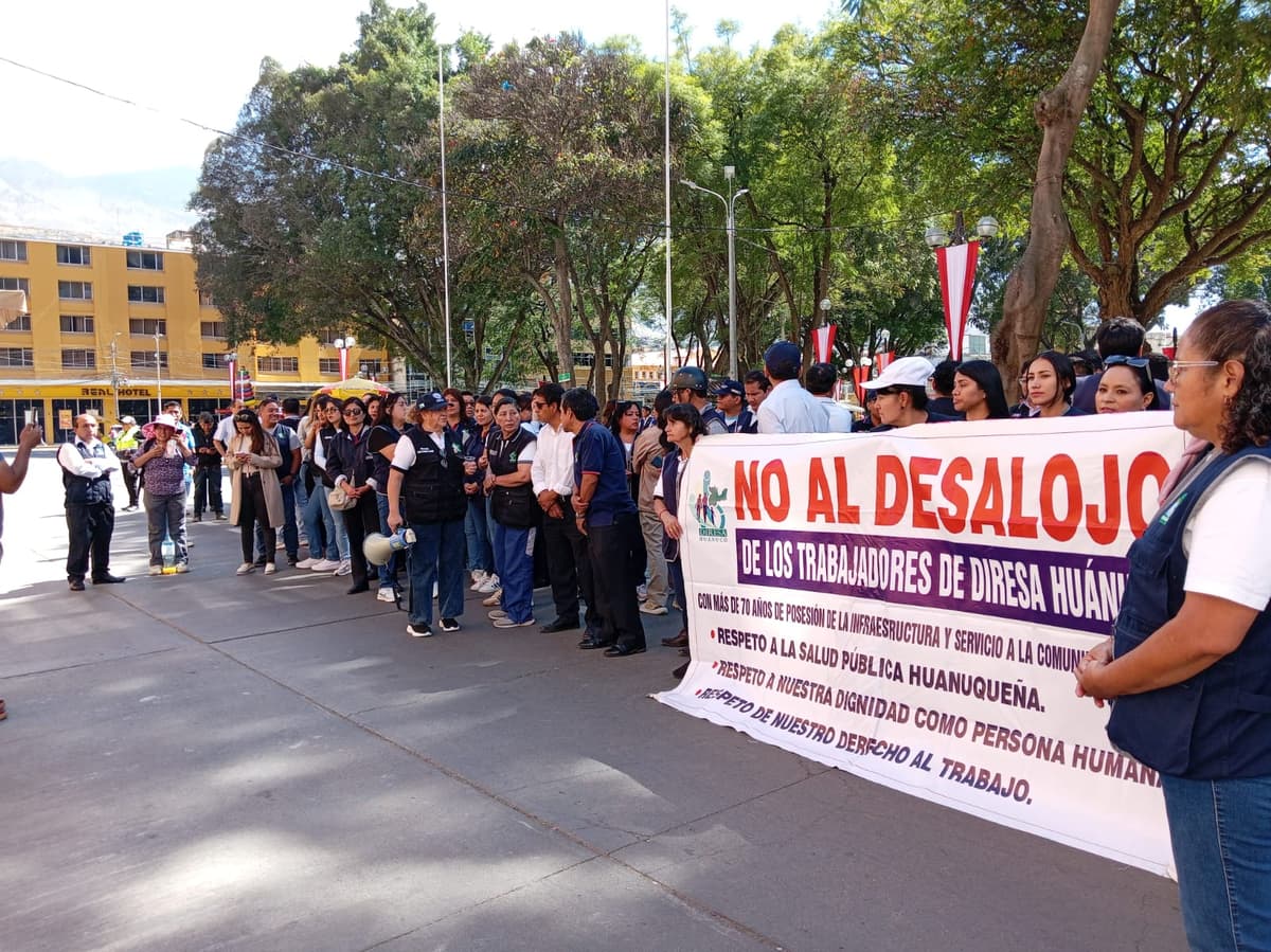 DIRESA busca frenar desalojo por riesgo sanitario en Huánuco