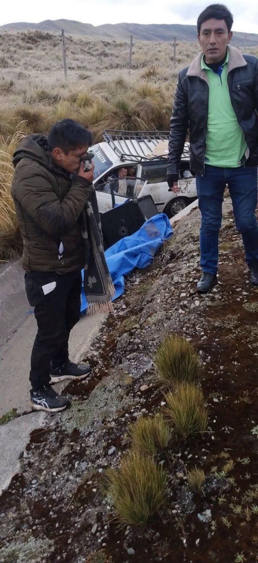 Accidente en la cumbre de Pucush moviliza a equipos de emergencia en Paucartambo