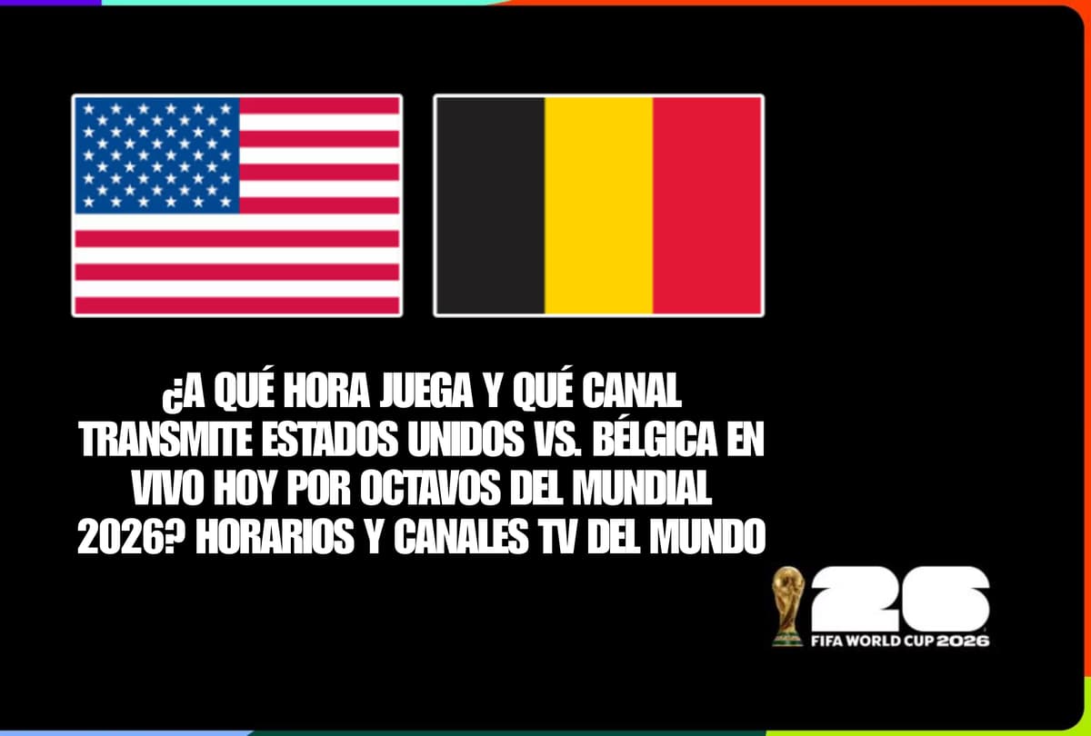 Mundial 2026: Estados Unidos vs. Bélgica por octavos de final