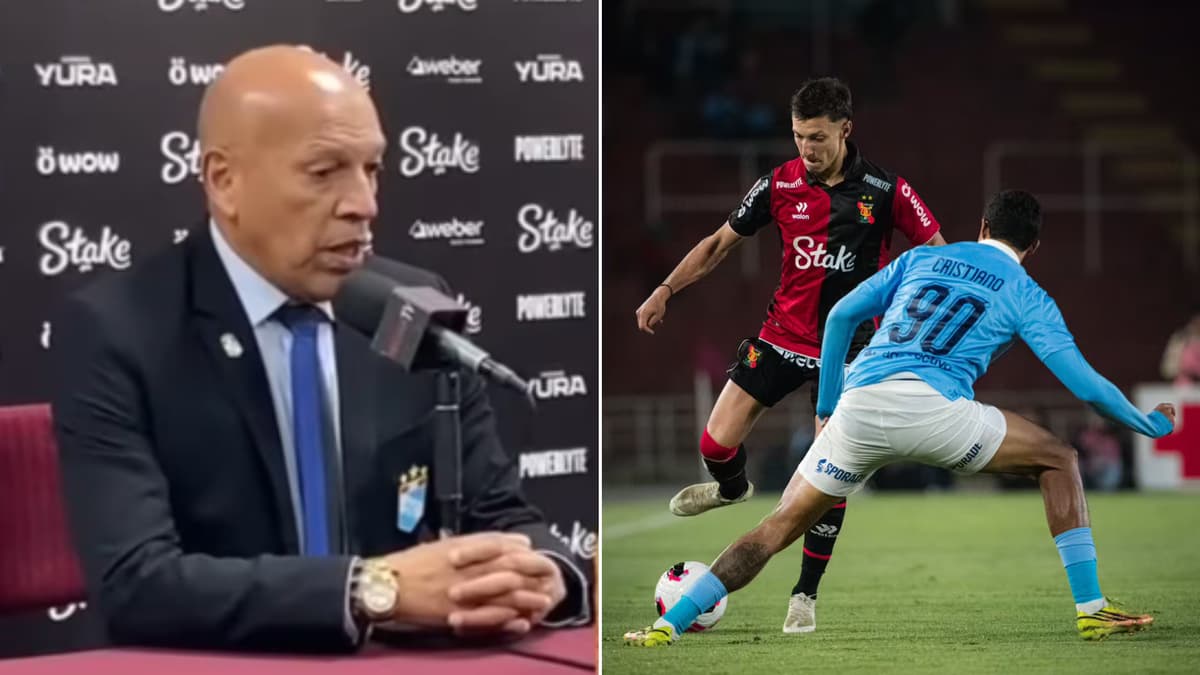 Roberto Mosquera justificó la derrota de Sporting Cristal: “Melgar tiene 4 años de trabajo y nosotros 1 mes y 15 días”