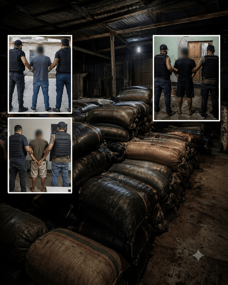 Tras más de dos años, caen presuntos autores de millonario robo de cacao en Carpish