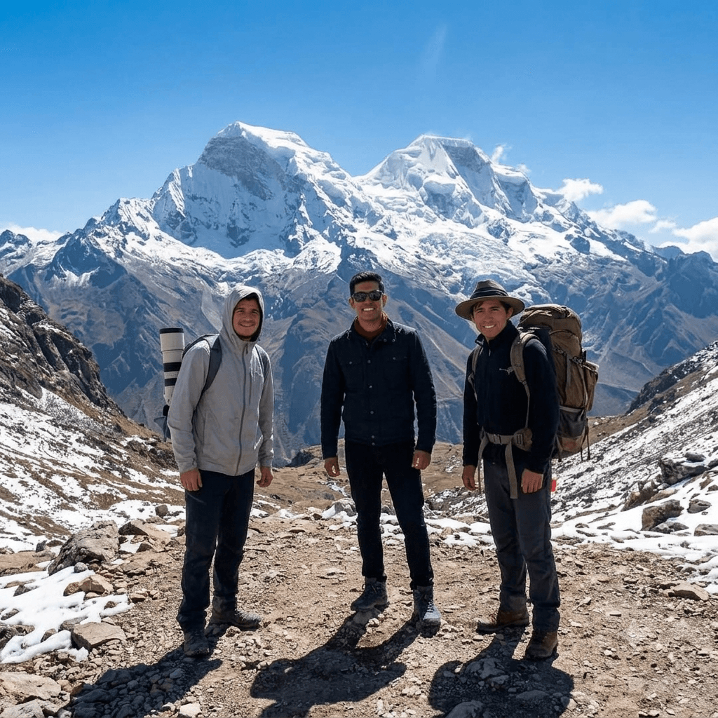 Tres montañistas permanecen atrapados en zona crítica del nevado Huascarán